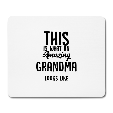 Geburtstagsgeschenk Oma Mousepad - So sieht eine erstaunliche Oma aus