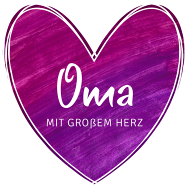 Motiv Oma mit großem Herz
