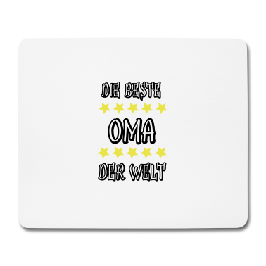 Geburtstagsgeschenk Oma Mousepad - Die beste Oma der Welt