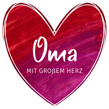 Motiv Oma mit großem Herz