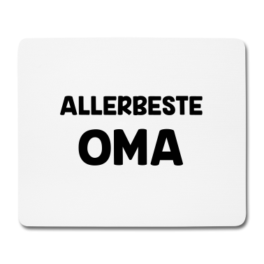 Geburtstagsgeschenk Oma Mousepad - Oma I Allerbeste Oma Geschenkidee für Omas