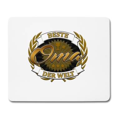 Geburtstagsgeschenk Oma Mousepad - Beste Oma der Welt