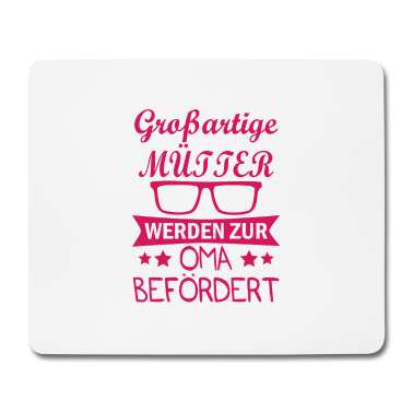 Geburtstagsgeschenk Oma Mousepad - Großartige mütter werden zur oma befördert