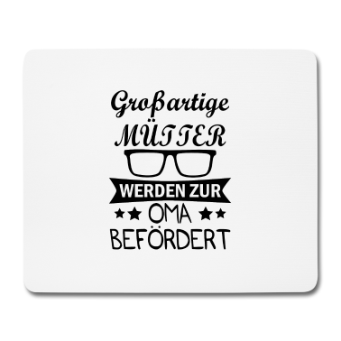 Geburtstagsgeschenk Oma Mousepad - Großartige mütter werden zur oma befördert
