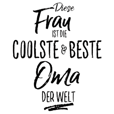 Motiv Oma die Beste (s)