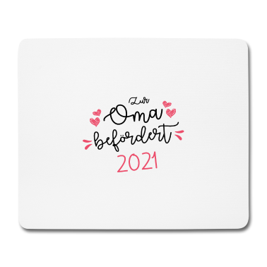 Geburtstagsgeschenk Oma Mousepad - Zur Oma befördert 2021