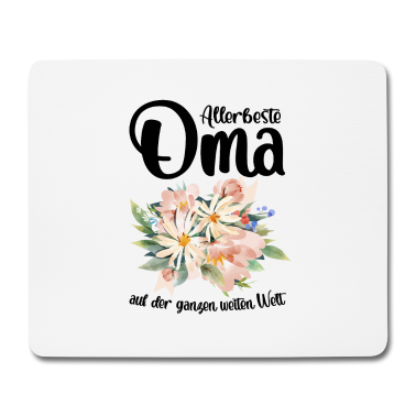 Geburtstagsgeschenk Oma Mousepad - Allerbeste Oma der Welt