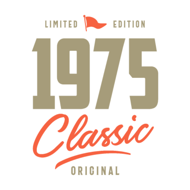 Motiv 1975 Klassisches Geburtstagsgeschenk