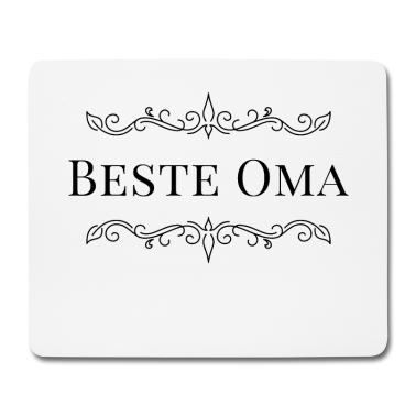 Geburtstagsgeschenk Oma Mousepad - Beste Oma der Welt