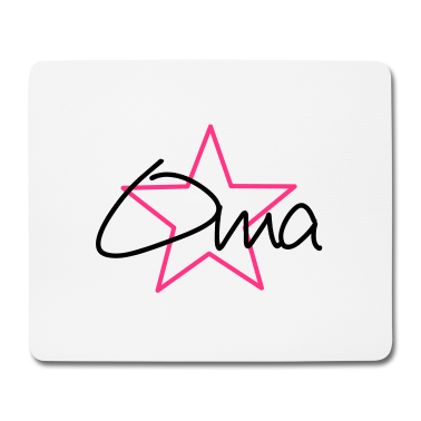 Geburtstagsgeschenk Oma Mousepad - Oma Stern Geschenk