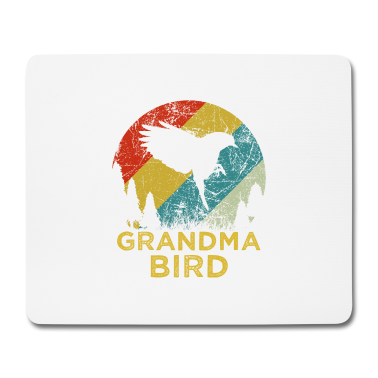 Geburtstagsgeschenk Oma Mousepad - Oma Vogel