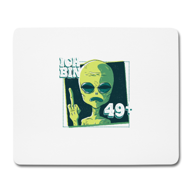 Geburtstagsgeschenk Oma Mousepad - 50. Geburtstag Geburtstagsgeschenk Alien Spruch