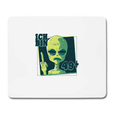 Geburtstagsgeschenk Oma Mousepad - 50. Geburtstag Geburtstagsgeschenk Alien Spruch
