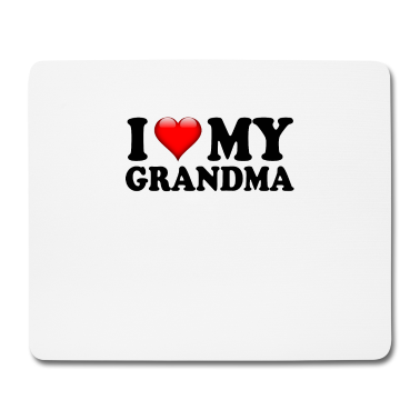 Geburtstagsgeschenk Oma Mousepad - Ich habe meine Oma lieb