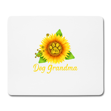 Geburtstagsgeschenk Oma Mousepad - Hund Oma