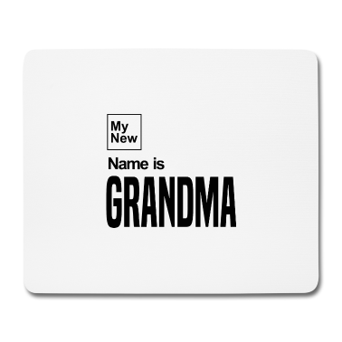 Geburtstagsgeschenk Oma Mousepad - Neuer Name ist Oma