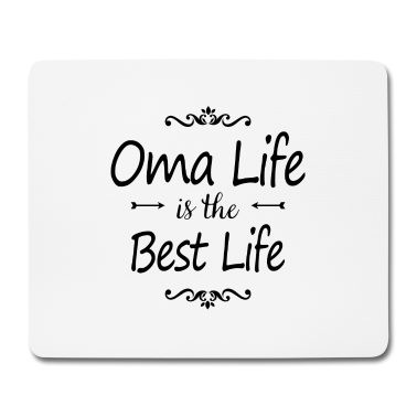 Geburtstagsgeschenk Oma Mousepad - Oma Life Familie Kinder Geschenk