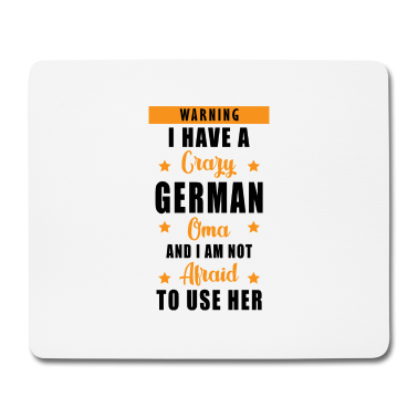 Geburtstagsgeschenk Oma Mousepad - Oma Familie Spruch Deutschland Geschenk
