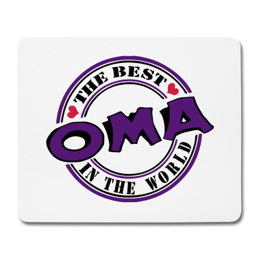 Geburtstagsgeschenk Oma Mousepad - Oma The best in the world .../+