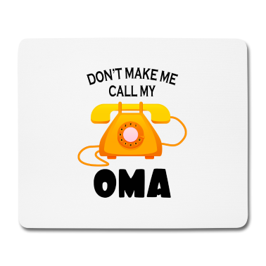 Geburtstagsgeschenk Oma Mousepad - Oma Großmutter Spruch Familie Geschenk