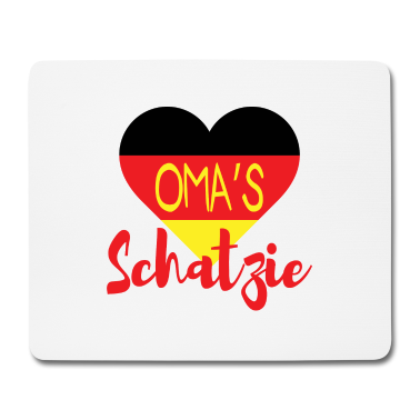 Geburtstagsgeschenk Oma Mousepad - Oma Schatz Deutschland National Geschenk