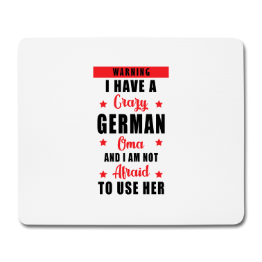Geburtstagsgeschenk Oma Mousepad - Oma Familie Spruch Deutschland Geschenk