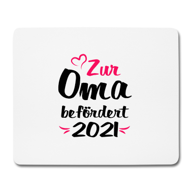 Geburtstagsgeschenk Oma Mousepad - Zur oma befördert Mutter Familie Geschenk