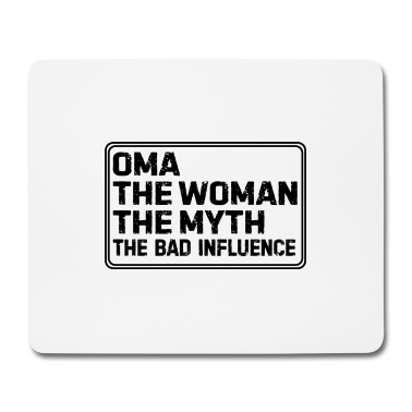 Geburtstagsgeschenk Oma Mousepad - Oma Großmutter Familie Spruch Geschenk