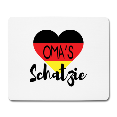 Geburtstagsgeschenk Oma Mousepad - Oma Schatz Deutschland National Geschenk