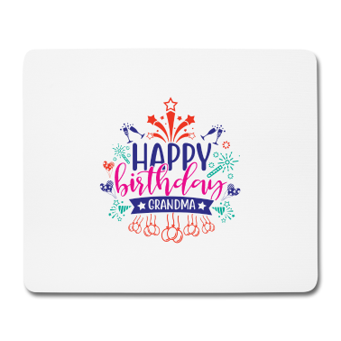 Geburtstagsgeschenk Oma Mousepad - Alles Gute zum Geburtstag Oma 01
