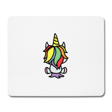 Geburtstagsgeschenk Oma Mousepad - Null Bock Einhorn Geschenk Geburtstagsgeschenk