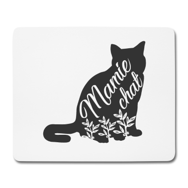 Geburtstagsgeschenk Oma Mousepad - Oma T-Shirt, Katze. Geschenk Oma