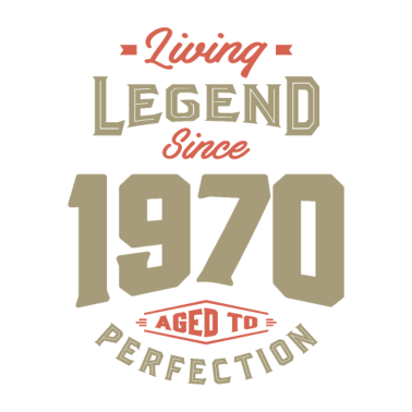 Motiv Legende seit 1970 Geburtstagsgeschenk