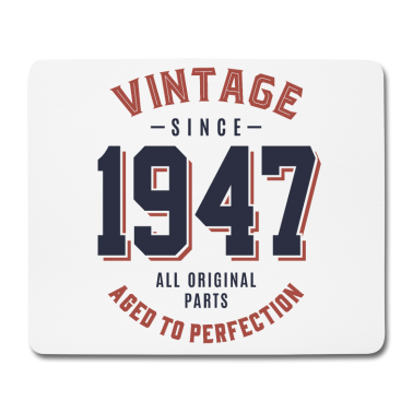 Geburtstagsgeschenk Oma Mousepad - Jahrgang seit 1947 Geburtstagsgeschenk