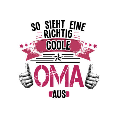 Motiv So sieht die beste Oma der Welt aus