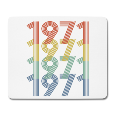 Geburtstagsgeschenk Oma Mousepad - 1971 - Awesome Vintage Style, 50. Geburtstagsgeschenk