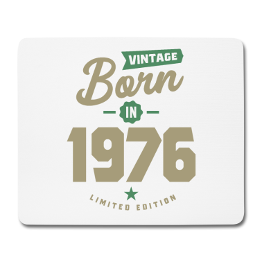 Geburtstagsgeschenk Oma Mousepad - Vintage geboren 1976 Geburtstagsgeschenk