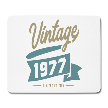 Geburtstagsgeschenk Oma Mousepad - Vintage seit 1977 Geburtstagsgeschenk