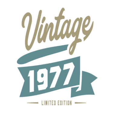 Motiv Vintage seit 1977 Geburtstagsgeschenk