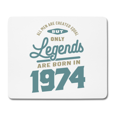 Geburtstagsgeschenk Oma Mousepad - Legenden seit 1974 Geburtstagsgeschenk