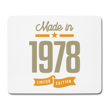 Geburtstagsgeschenk Oma Mousepad - Vintage seit 1978 Geburtstagsgeschenk