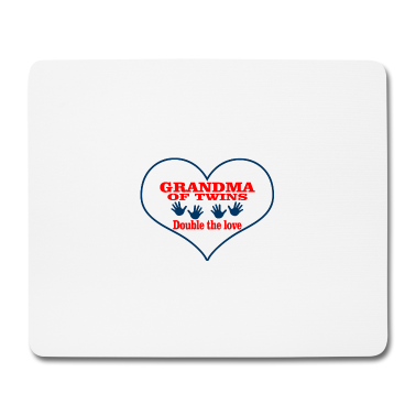 Geburtstagsgeschenk Oma Mousepad - Oma von Zwillingen T-Shirt