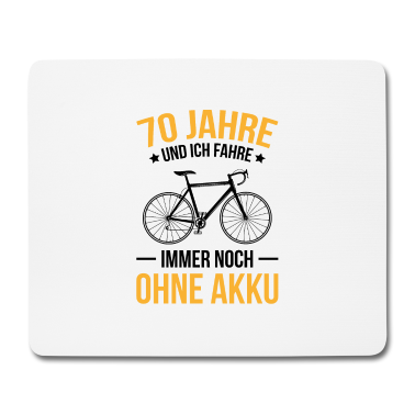 Geburtstagsgeschenk Oma Mousepad - 70 Jahre und ich fahre Oma Familie Geschenk