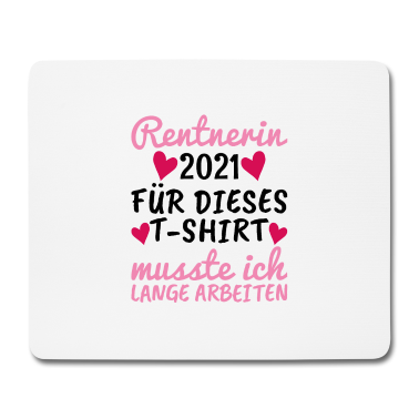 Geburtstagsgeschenk Oma Mousepad - Rentnerin Oma Liebe Geschenk Familie Herz