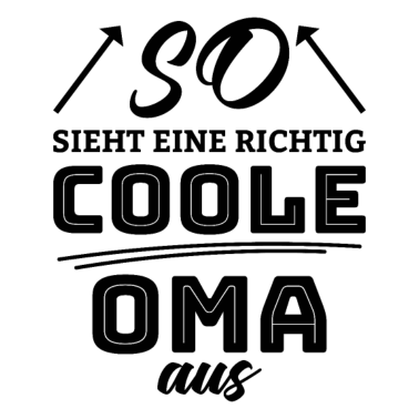 Motiv Coole Oma Liebe Familie Herz Geschenk