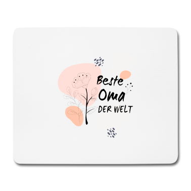 Geburtstagsgeschenk Oma Mousepad - Beste oma der welt Mutter Familie Geschenk