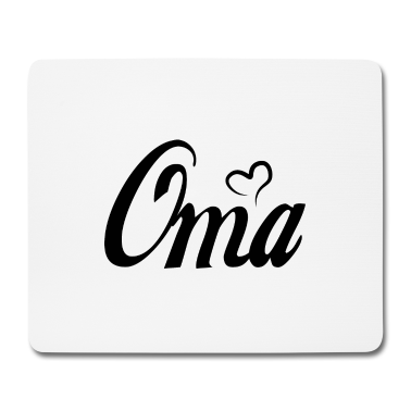 Geburtstagsgeschenk Oma Mousepad - Oma Mutter Familie Geschenk Kinder Liebe