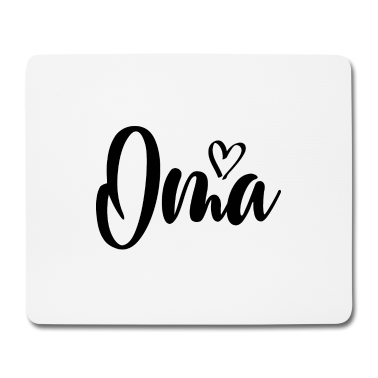 Geburtstagsgeschenk Oma Mousepad - Oma Liebe Familie Herz Frauen Geschenk