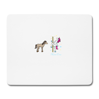Geburtstagsgeschenk Oma Mousepad - Einhorn Pferd Meine Oma Geschenk Liebe Beste