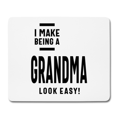Geburtstagsgeschenk Oma Mousepad - Frauen Ich mache es einfach, eine Oma zu sein